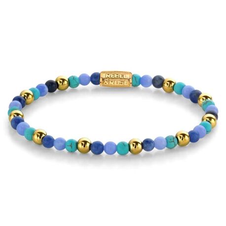Rebel & Rose rekarmband Winter Blues 4 mm