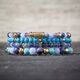 Rebel & Rose rekarmband Winter Blues 4 mm