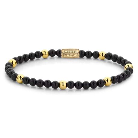 Rebel & Rose rekarmband Black Panther 4 mm