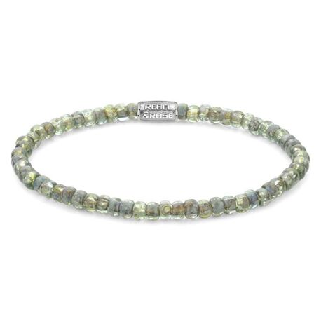 Rebel & Rose armband Glass Rocks Secret Garden 4 mm