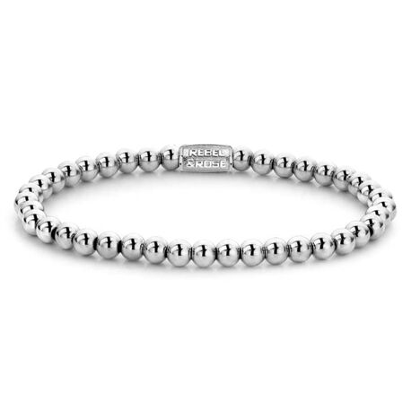 Rebel & Rose armband Silver Shine 6 mm