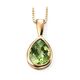 Elements 9 krt hanger druppel peridot