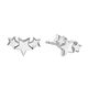 Little Star Jewelry oorstekers Halley Triple Star