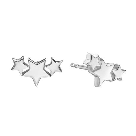 Little Star Jewelry oorstekers Halley Triple Star