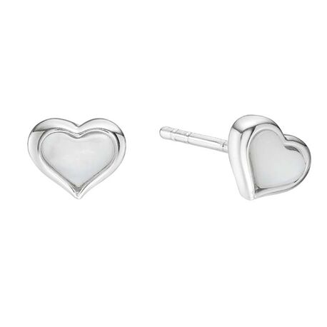 Little Star oorstekertjes Dakota Mother of Pearl