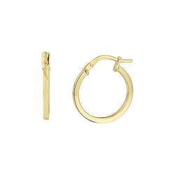 SilGold oorringen rechte buis 13-19-23-29 mm