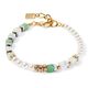 COEUR DE LION armband 4354-30-0500 Precious Fusion Offset gold-green