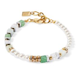 COEUR DE LION armband 4354-30-0500 Precious Fusion Offset gold-green