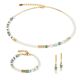 COEUR DE LION sieradenset 4354-0500 Precious Fusion Offset gold green