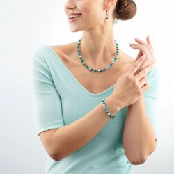 COEUR DE LION collier 4010-10-0548 Iconic Precious silver-green