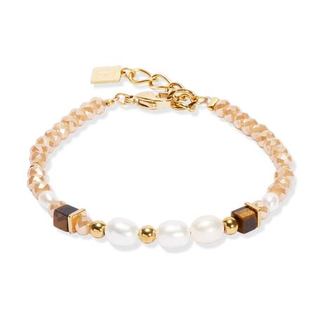 COEUR DE LION armband 1135-30-1110 Cosmic Pearls deep gold