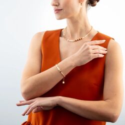 COEUR DE LION collier 1135-10-1110 Cosmic Pearls deep gold