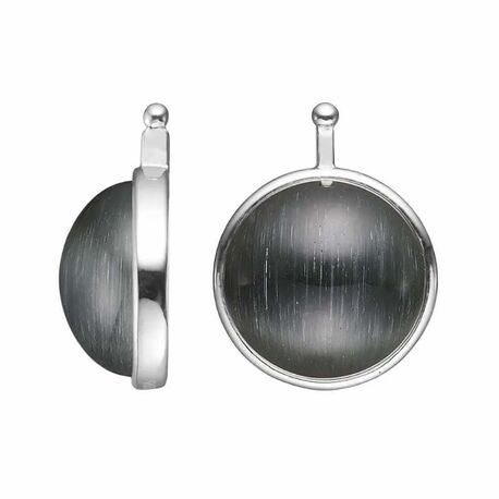 Heide Heinzendorff aanhangers Cat Eye grijs E97 kleur 91 zilver