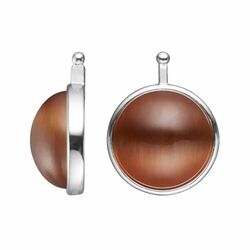 Heide Heinzendorff aanhangers Cat Eye E97 kleur 76 verguld zilver