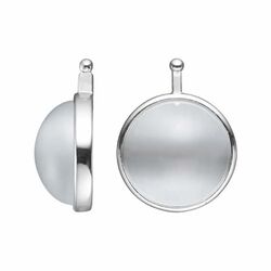 Heide Heinzendorff aanhangers E97 kleur 04 Cat Eye wit zilver