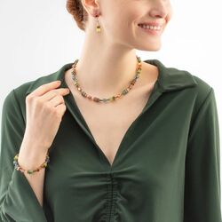 COEUR DE LION collier 2838-10-0905 GeoCUBE Forest bicolour