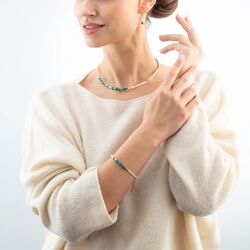 COEUR DE LION armband 1126-30-0605 Princess Fusion Pearls turquoise