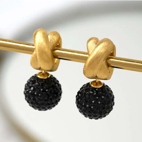 Heide Heinzendorff vergulde Mischa creolen mat