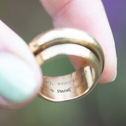 Vintage 18k Piaget ring Possesion spinner diamant