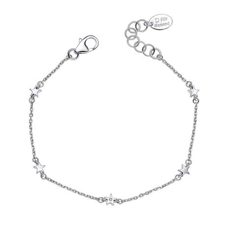 D for Diamond armband station met sterren