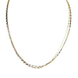 MY iMenso zilveren ketting tricolor cubetto 47 cm