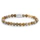 Rebel & Rose armband Desert Storm 6 mm beige agaat