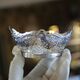 ovaal zilver bonbonmandje van A. presburg Haarlem