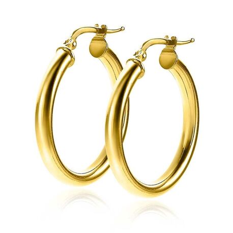 ZINZI vergulde oorringen 26 x 3 mm ZIO2178G
