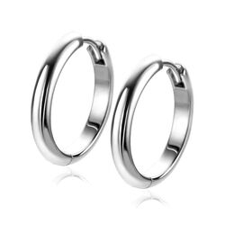 ZINZI zilveren oorringen half rond ZIO2602