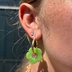 ZINZI vergulde oorringen 26 x 3 mm ZIO2178G