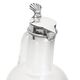 Draadglas karaf met zilver montuur gemaakt rond 1900
