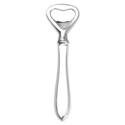 Flesopener zilver heft model Puntfilet