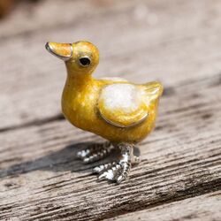 Saturno zilveren baby gans