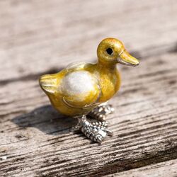 Saturno zilveren baby gansje