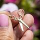 Vintage 14krt gouden hanger schaar