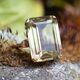 Vintage 9krt ring met kwarts