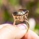 Vintage 9krt ring met kwarts