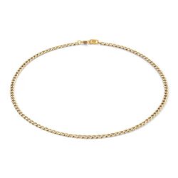 Verguld stalen gourmetcollier/verlengketting 8600881600