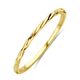 Gouden ring gedraaid