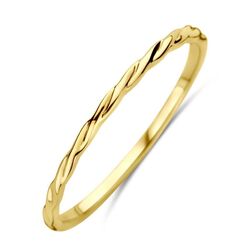 Gouden ring gedraaid