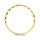 Gouden ring gedraaid