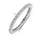 Witgouden Alliance ring met diamantrij 0.70 ct