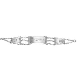 Zilveren bijbelslot armband anno 1829
