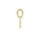 Gouden letter hanger