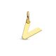 Gouden letter hanger