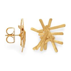 Bastian Inverun verguld zilveren oorstekers Mikado