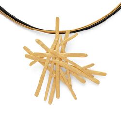 Bastian Inverun vergulde hanger Mikado