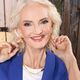 Heide Heinzendorff aanhangers Cat Eye geel E97 kleur 66 verguld zilver