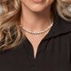 BOCCIA bicolor titanium ketting. rondjes 08079-02