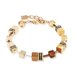 COEUR de LION armband 2838-30-1100 GeoCUBE Iconic Mocha Mousse